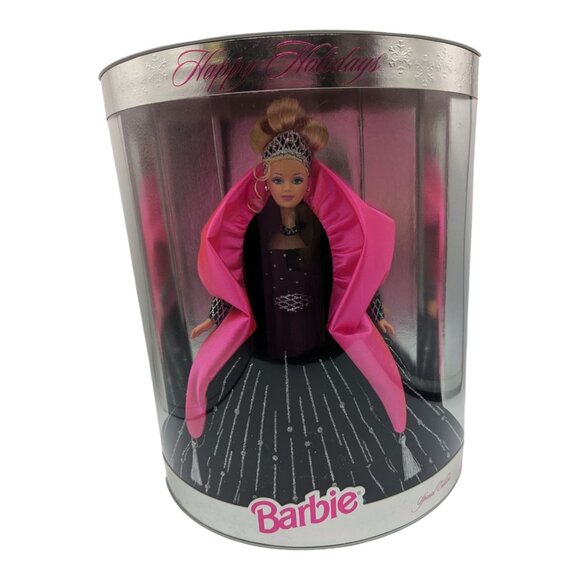 1998 Vintage RARE (Box Error) Mattel Happy Holidays Special Edition Barbie NRFB - Picture 11 of 14